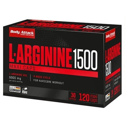 Body Attack L-Arginin 1500 120 Kapseln