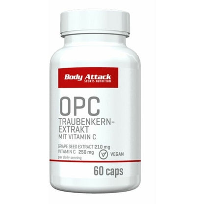 Body Attack Opc Traubenkern- Extrakt 60 Kapseln