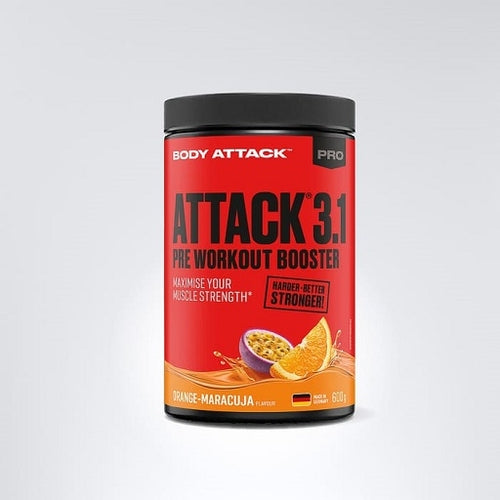 Body Attack Pre Attack 31 600G Saveur Pomme Verte