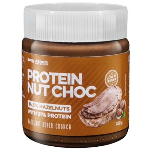 Body Attack Protein Choc Creme 250G Hazelnut Super Crunch