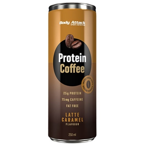 Body Attack Protein Coffee Latte Caramel 12250Ml