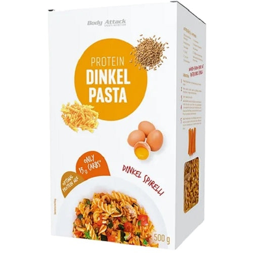 Body Attack Protein Dinkel Pasta Bandnudeln 500G