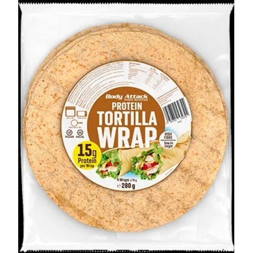 Body Attack Protein Tortilla Wraps 280G