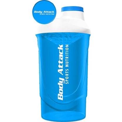 Body Attack Shaker 600Ml Rot-Transparent