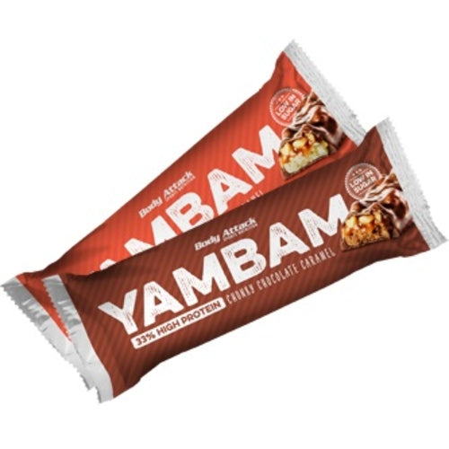 Body Attack Yambam Protein Riegel 15X80G Cookie N Chocolate