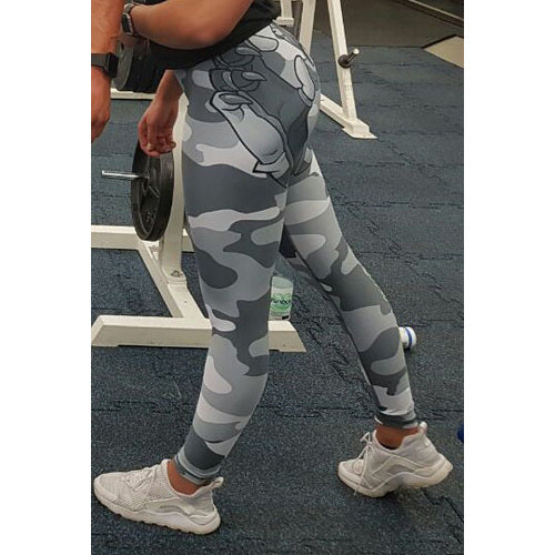 Bps-Pharma Damen-Leggings Camo Grey S
