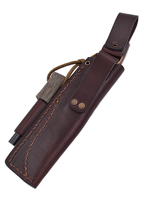 Brisa Trapper 95 - Grünes Micarta, Scandi, Feuerstahl