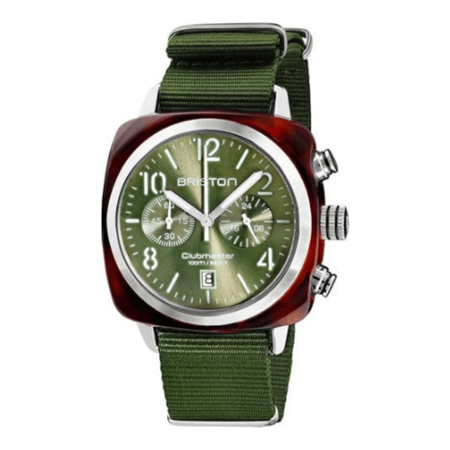 Chronographe Briston Clubmaster Classic – Vert olive