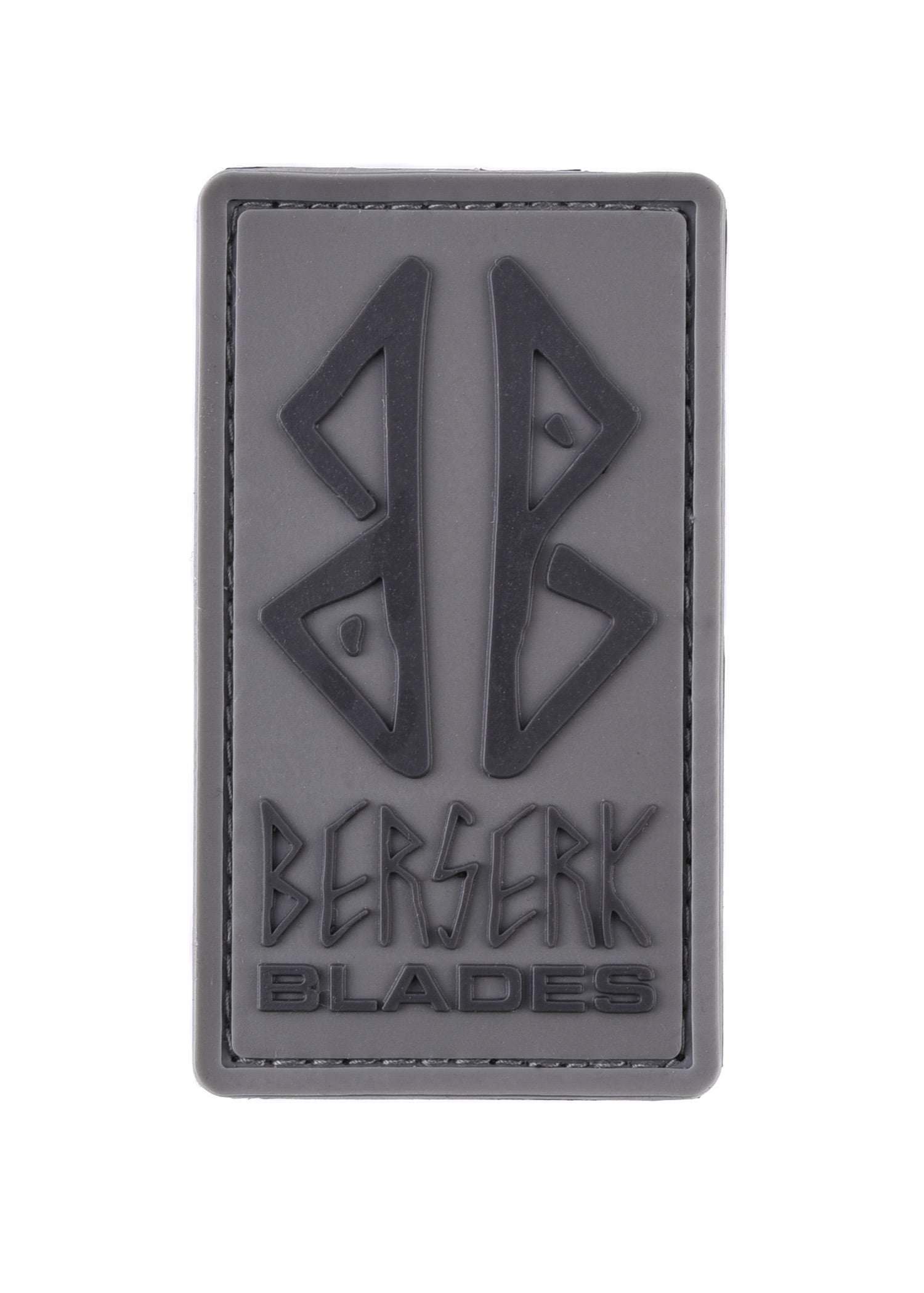 Berserk Blades PVC Patch Hellgrau mit Klett