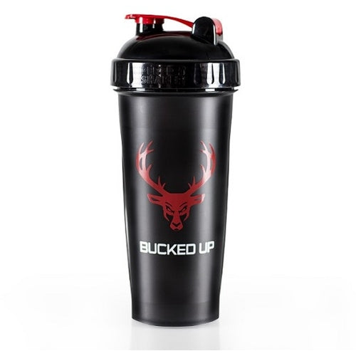 Bucked Up Shaker 800Ml Black Red