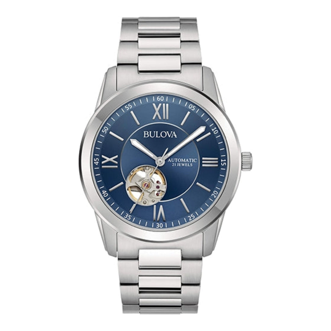 Bulova Classic Automatic Open Heart Herrenuhr