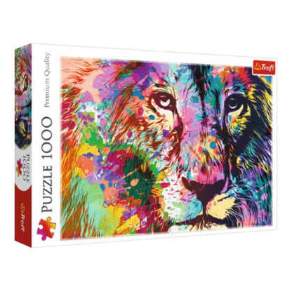 bunter loewe puzzle 1000 teile