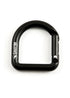 Casström D Ring Karabiner Schwarz   400kg Bruchlast