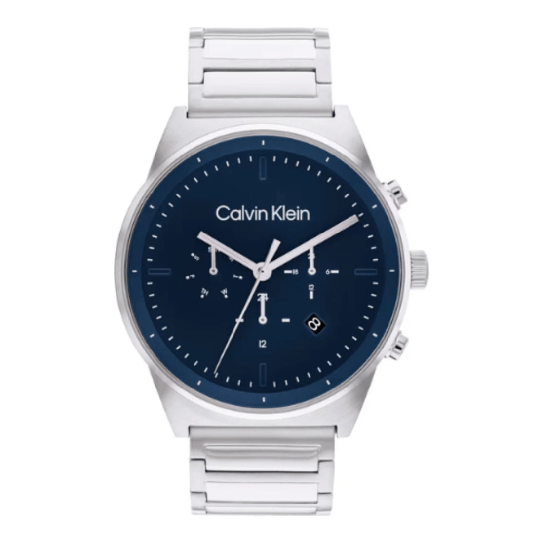 Minimalistische Quarz Uhr aus Edelstahl mit Metallarmband