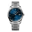 Montre numérique pour homme de grande taille, en plastique, avec bracelet bleu, date, chronomètre, alarme et rétroéclairage (5 bar).