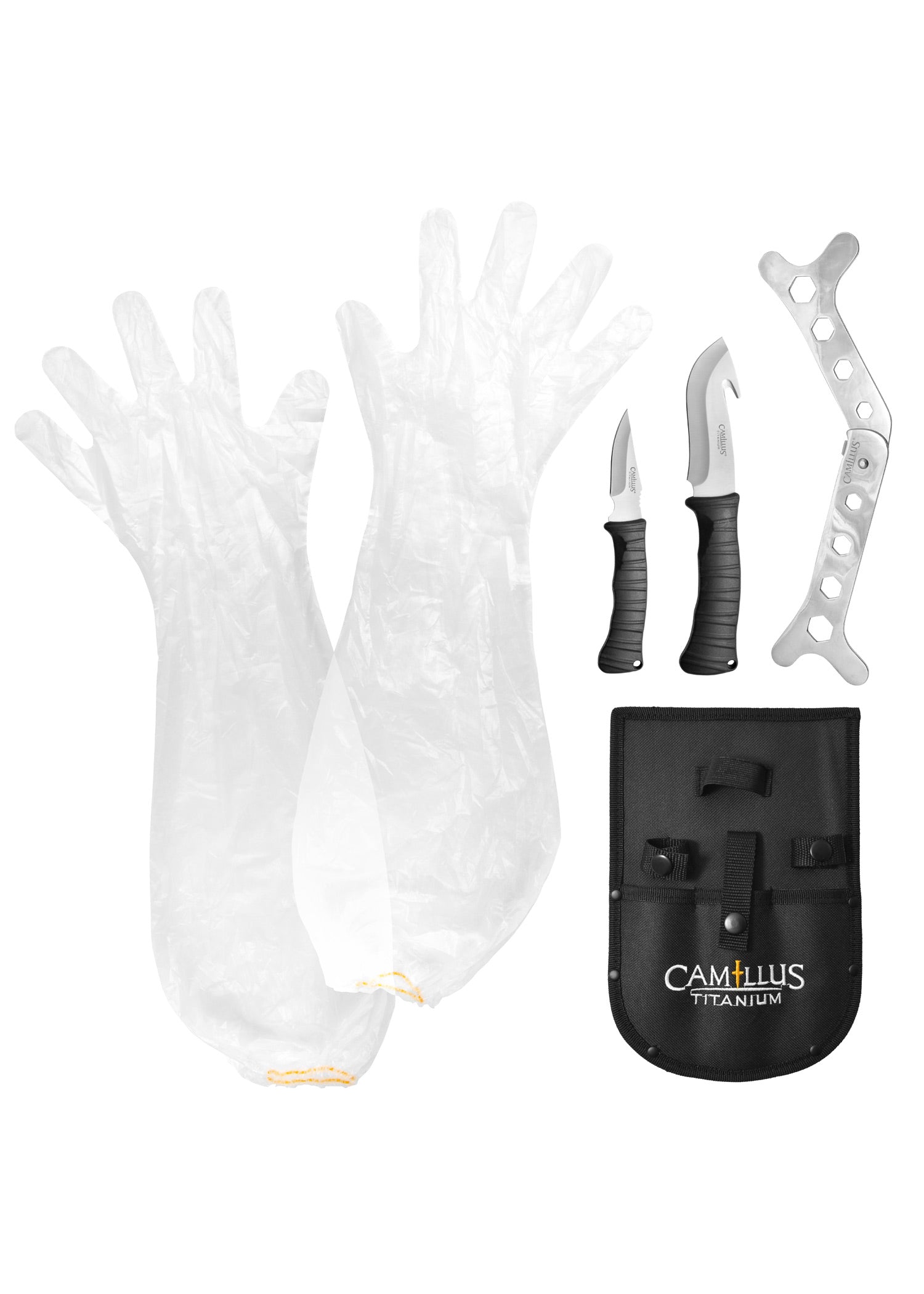 Camillus Jagd Set, 5 teilig mit Titan Klingen