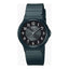 Montre à quartz analogique avec boîtier et bracelet en résine, cadran noir