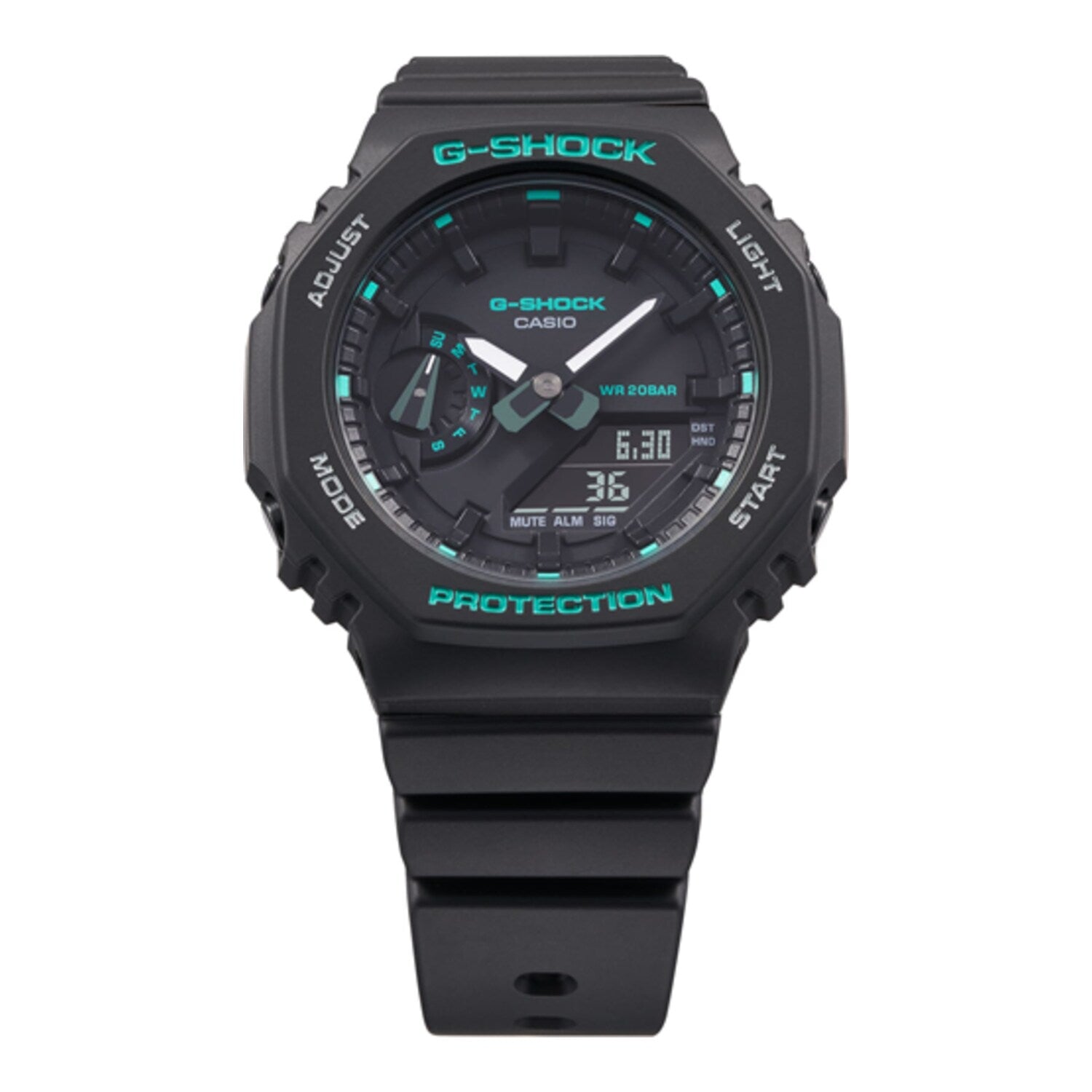 Casio CasiOak (Série S, accents verts)