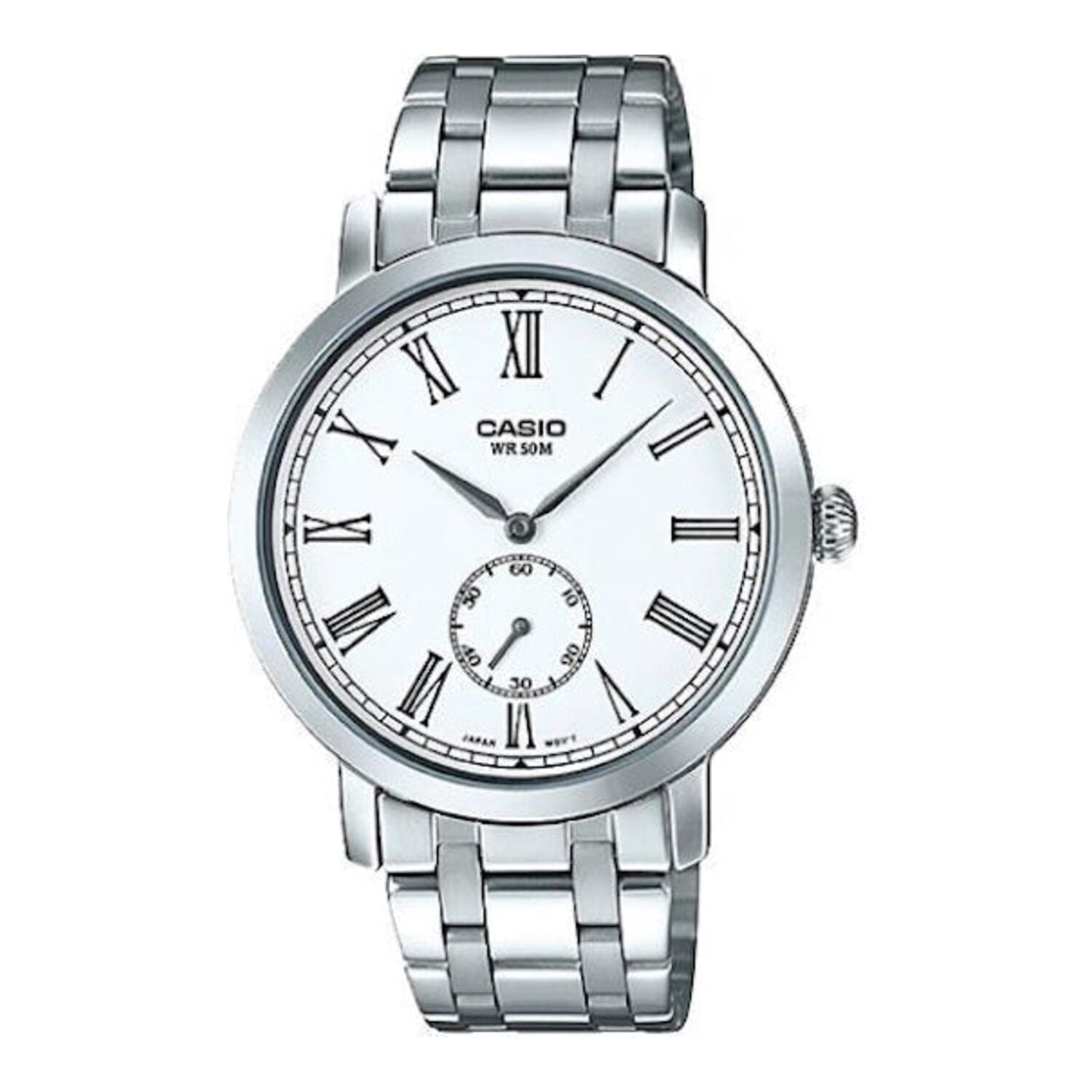 Montre Casio Classic à verre bombé et cadran blanc