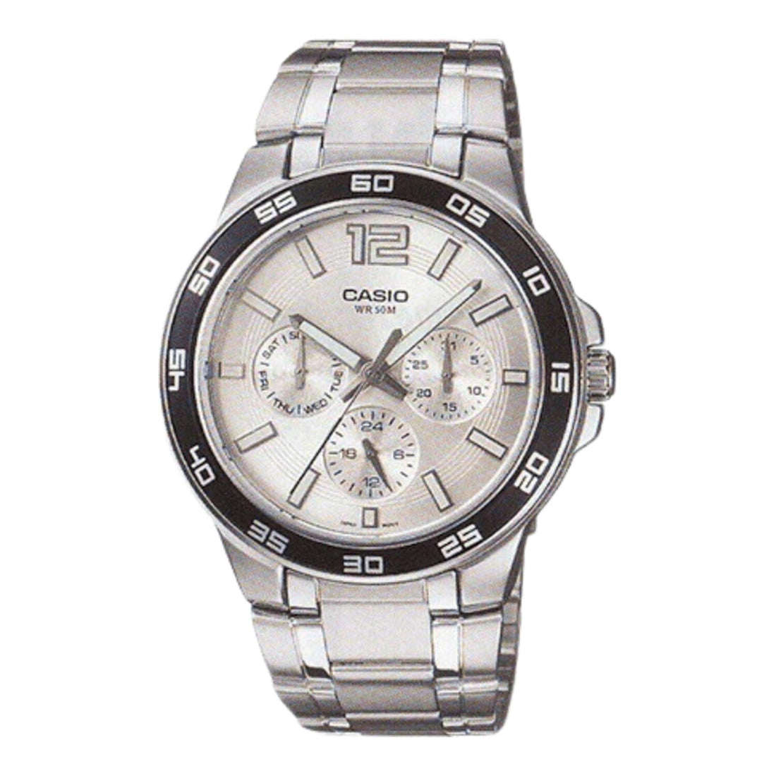 Casio Classic Multifunction Stainless Steel Watch