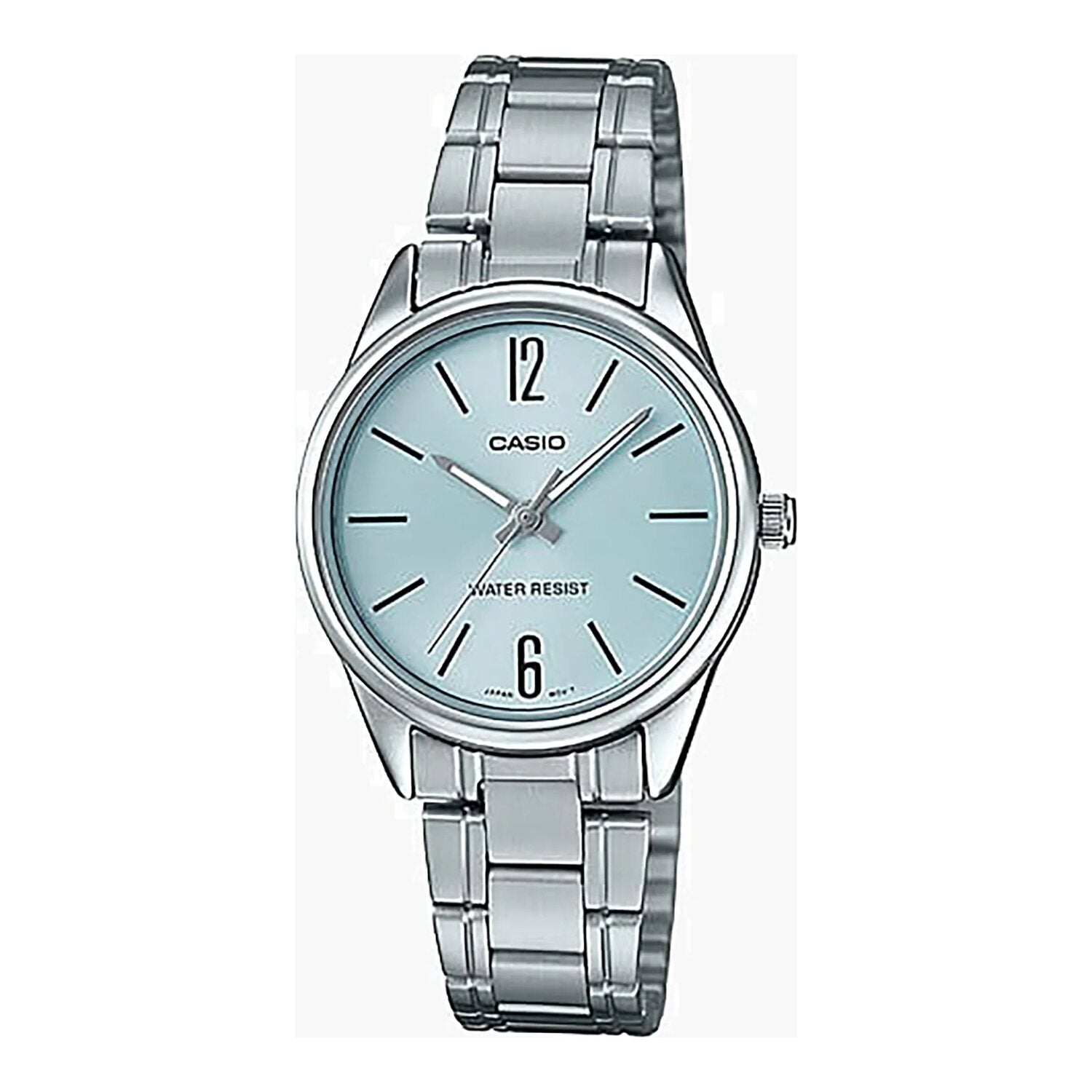 Montre analogique Casio Collection LTP V005D 2BUDF pour femme en acier inoxydable