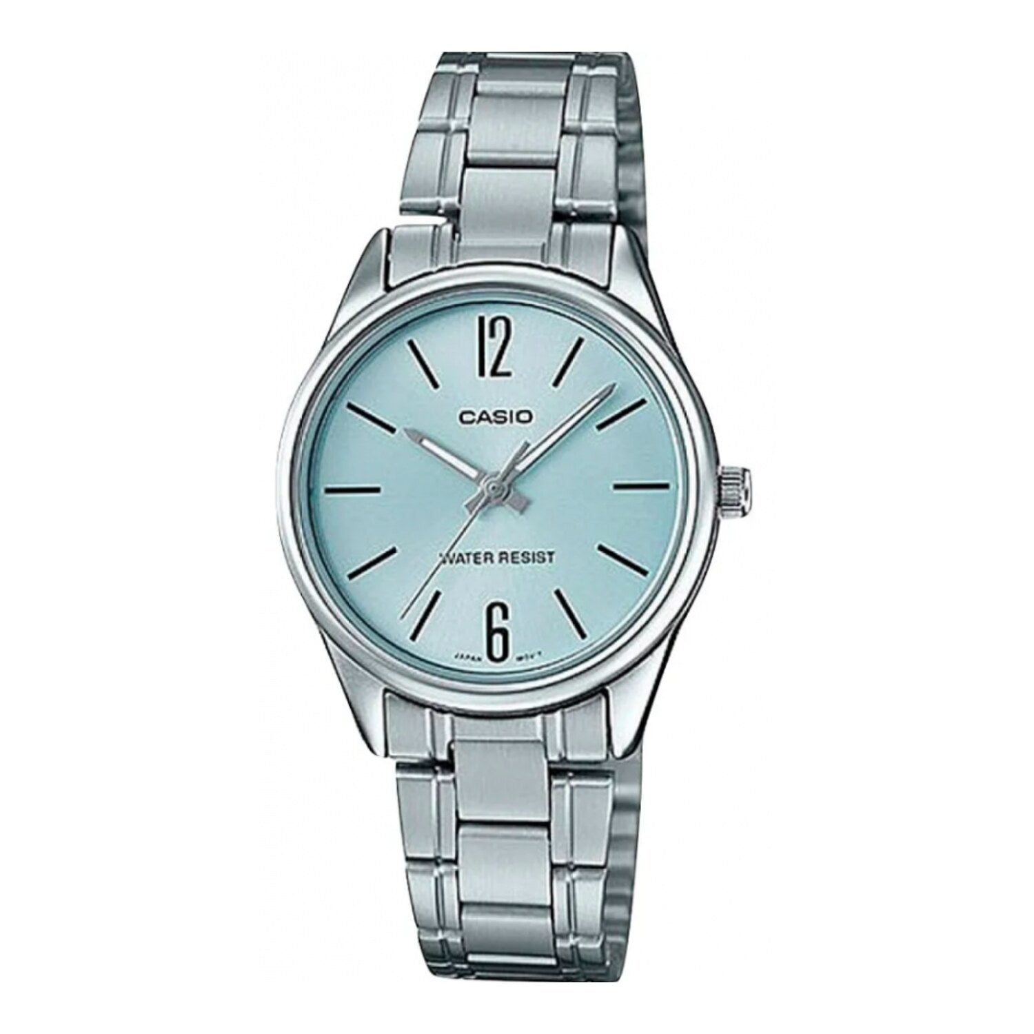 Montre analogique Casio Collection LTP V005D 4BUDF pour femme en acier inoxydable