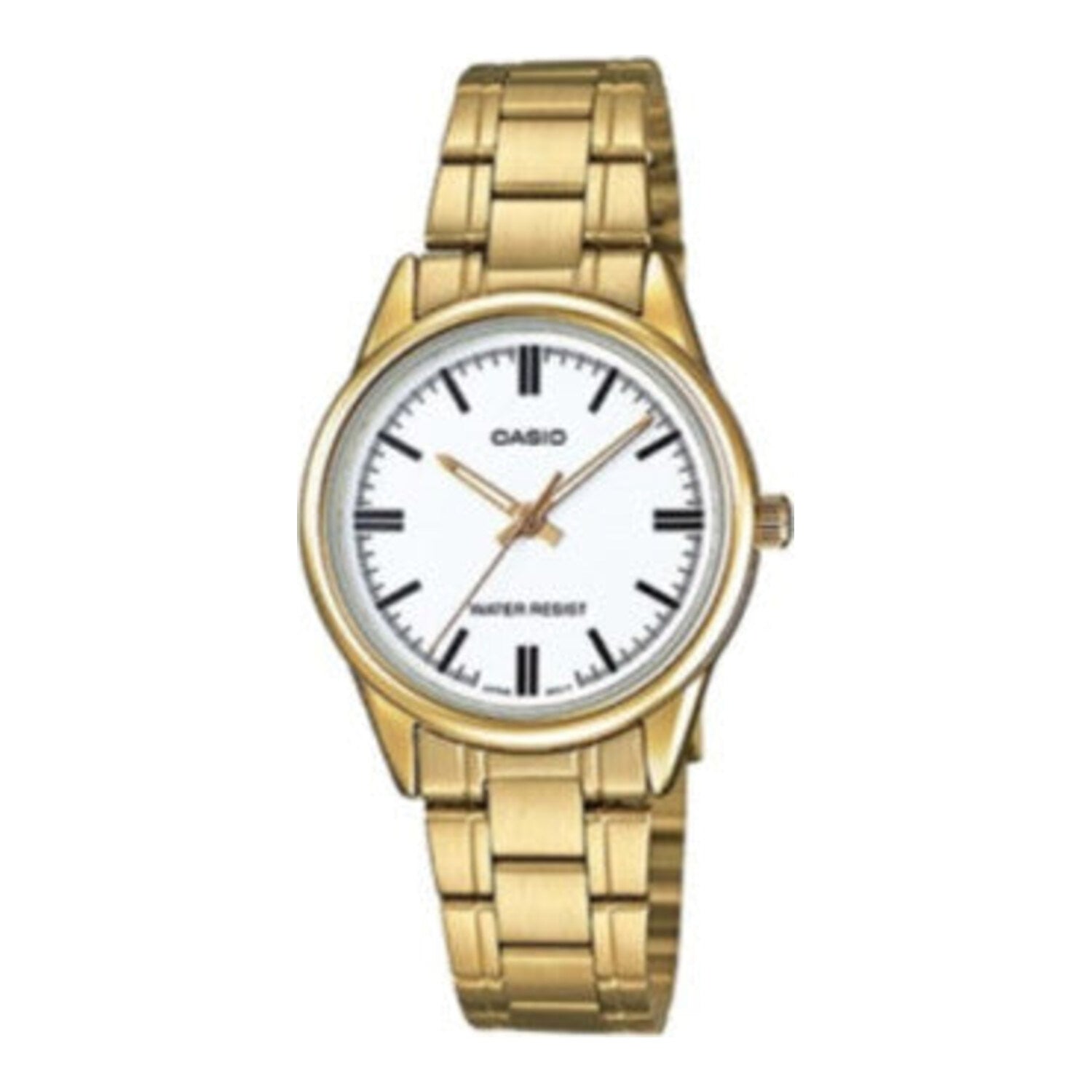Montre Casio Collection LTP V005G 7AUDF pour femme, analogique, couleur or