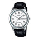 Collection MTP-V006L-7BUDF Herren Analog Leder