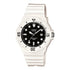 Damen Analoguhr_im_Taucherstil_mit_schwarzem_Resinarmband_Drehlnette_und_Datum