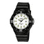 Montre de plongée analogique pour femme avec bracelet en résine blanche, lunette tournante et date.