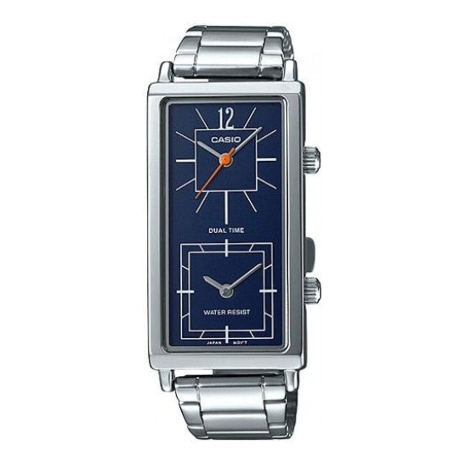Montre Casio pour femme LTP E151D 2B (cadran bleu)