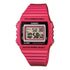 Casio Digitale Sportuhr mit Stoppuhr, Alarm und 50 m Wasserdichtigkeit in Rot