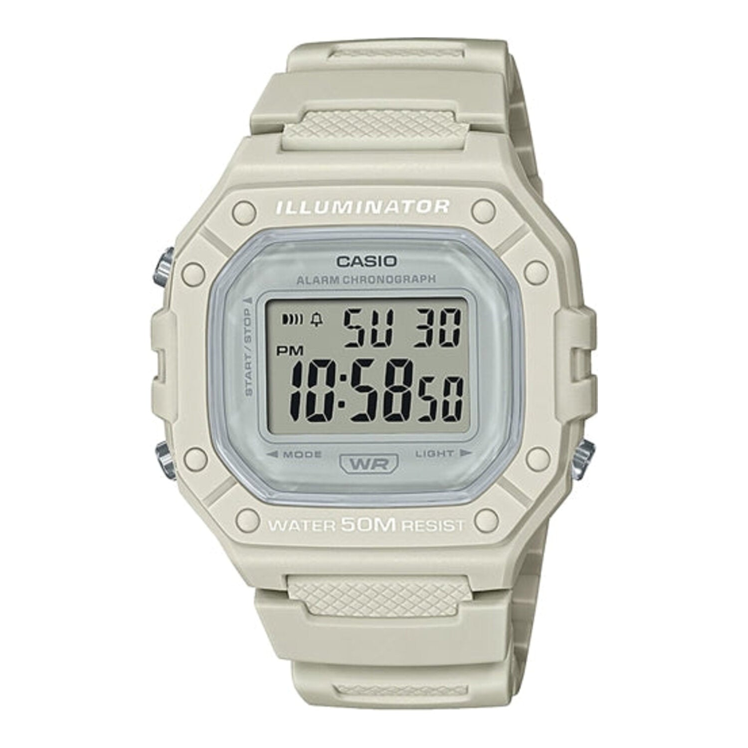 Casio Digitale Sportuhr W 218HC (grau/schwarz, 8AV)