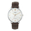 Montre Enticer pour femme, cadran rose, en cuir