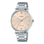 Montre Enticer pour femme, cadran rose, en acier