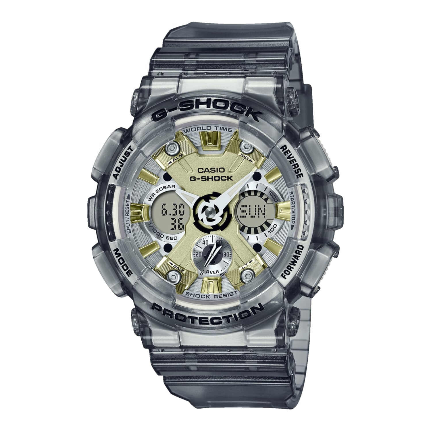 Casio GMA S120GS Métallisé Translucide