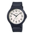 Casio Herren Analog Quarzuhr mit Resin Gehäuse und Resinarmband, weißes Zifferblatt