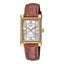Montre classique pour femme (LTP-1234PGL-7A, bracelet en cuir)