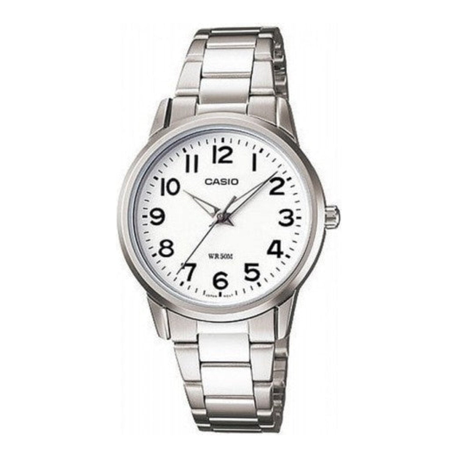 Montre Casio Classic pour femme (LTP 1303PD 7B, bracelet en acier inoxydable)