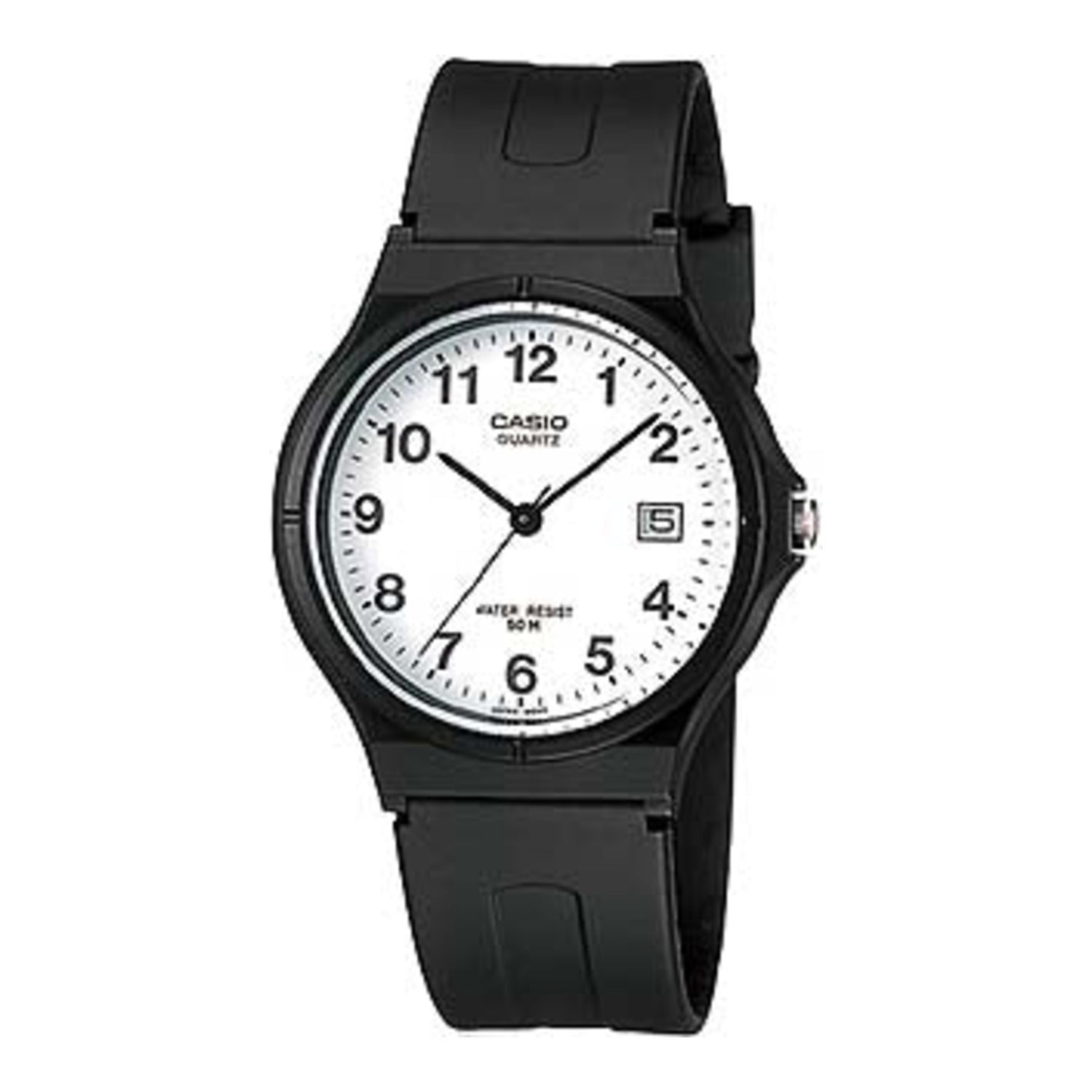 Montre Casio Classic unisexe à quartz avec cadran clair et bracelet en résine