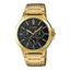 Montre multifonctionnelle pour homme MTP-V300G-1A (or/noir)