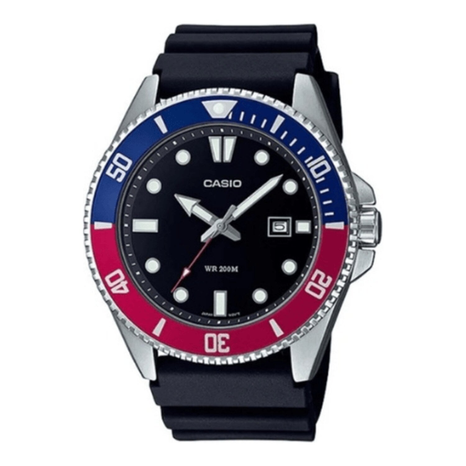 Montre de plongée Casio MDV 107 « Duro » (verte/noire)
