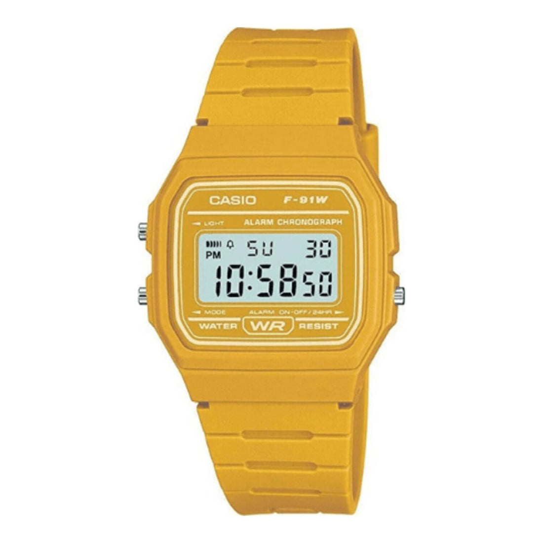 Casio Vintage F 91W Color (Mustard Yellow)