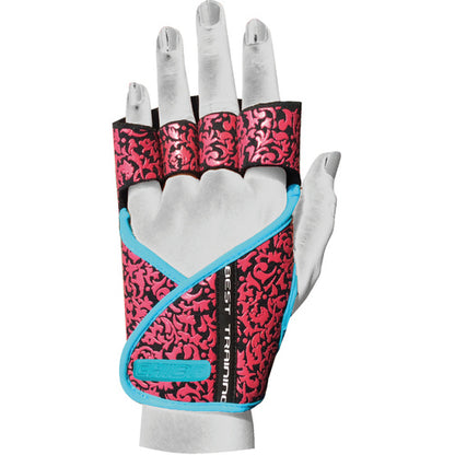 Chiba 40936 Lady Motivation Glove Schwarz Pink Türkis M
