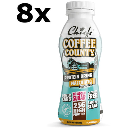 Chiefs Milk Protein Drink 8X330Ml Choco Mountain