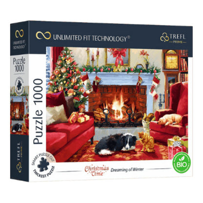 christmas time traeumen vom winter uft puzzle 1000 teile