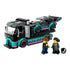 city fahrzeuge autotransporter mit rennwagen 328 teile