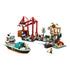 city hafen mit frachtschiff 1226 teile