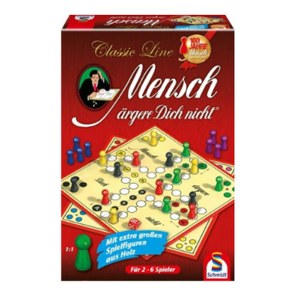 classic line mensch aergere dich nicht mit grossen spielfiguren spiel