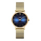 Minuit Mesh Gold Deep Blue